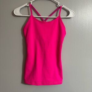 Ivivva by Lululemon Pink Racerback Activewear Tank Top Size 10